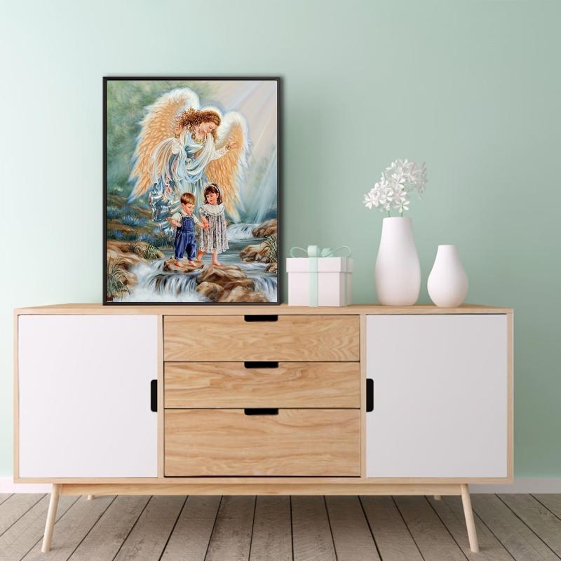 5D Diamond Painting Kit River Art DIY Set for Home Wall Decor