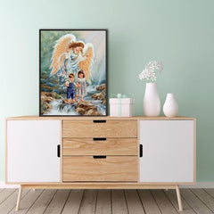 5D Diamond Painting Kit River Art DIY Set for Home Wall Decor