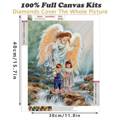 5D Diamond Painting Kit River Art DIY Set for Home Wall Decor