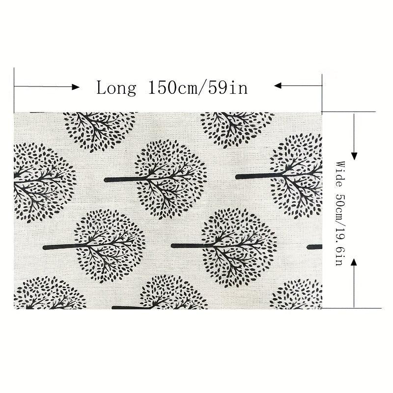 Printed Cotton Linen Fabric for DIY Sewing Quilting