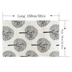 Printed Cotton Linen Fabric for DIY Sewing Quilting