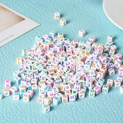 100pcs Alphabet Acrylic Beads for DIY Jewelry & Bracelet Making