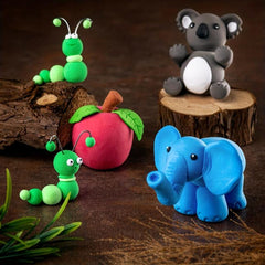 24 Air Dried Clay Magic Foam Set Great for Kids & Adults
