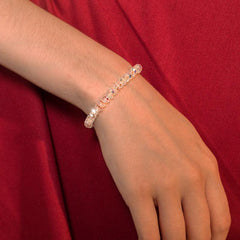 Sparkling Synthetic Crystal Bracelet - Add Glamour to Your Outfit
