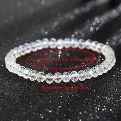 Sparkling Synthetic Crystal Bracelet - Add Glamour to Your Outfit