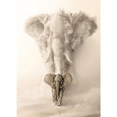 Elephant Diamond Painting Kit 30x40cm Home Wall Decor
