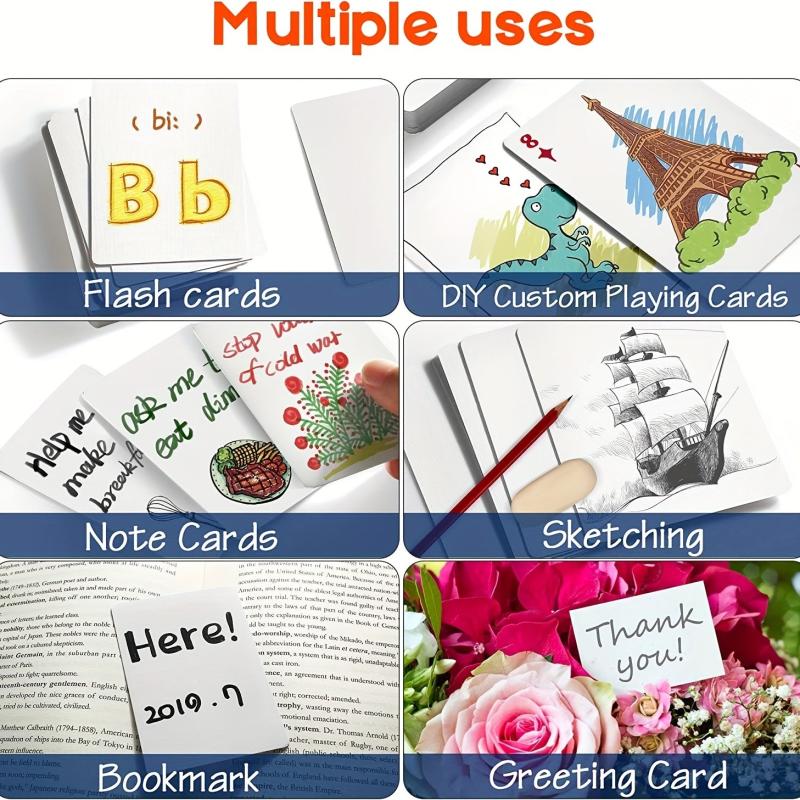 Blank Playing Cards 54pcs Custom Card Deck Matte Finish for Kids and Adults