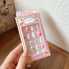 24pcs Children's Nail Art Stickers-Baby Princess Cartoon Self-adhesive