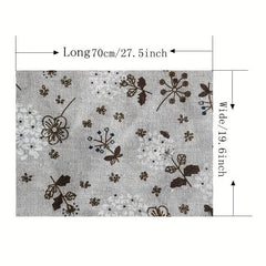 Cotton Linen Fabric for Home Textile and Patchwork - 19.6x70cm