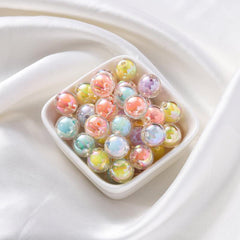 Colorful Acrylic Round Beads Set for Jewelry Making DIY