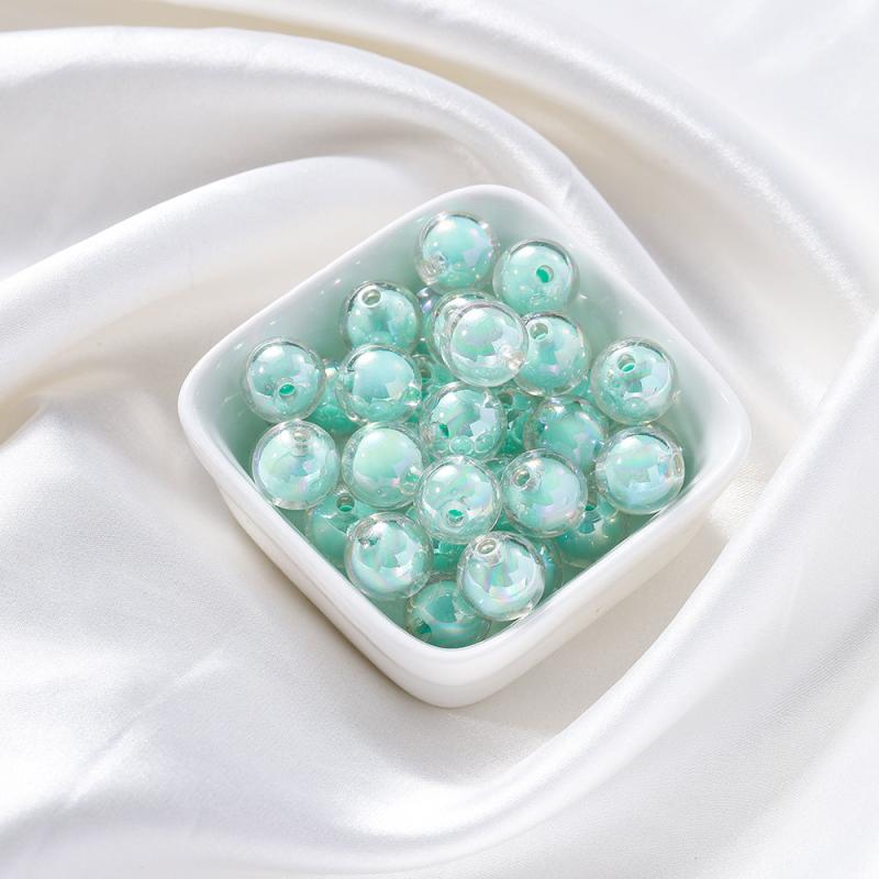 Colorful Acrylic Round Beads Set for Jewelry Making DIY