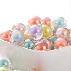 Colorful Acrylic Round Beads Set for Jewelry Making DIY