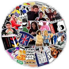 50pcs Waterproof Stickers DIY Creative Toys Laptop Skateboard Phone