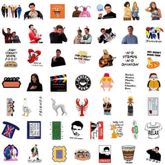 50pcs Waterproof Stickers DIY Creative Toys Laptop Skateboard Phone