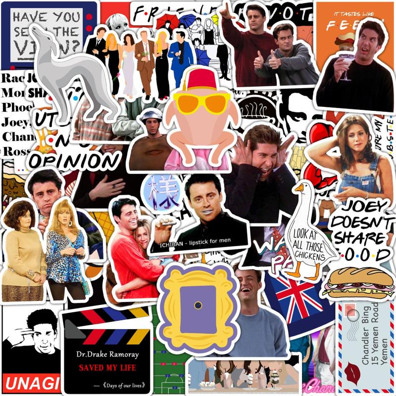 50pcs Waterproof Stickers DIY Creative Toys Laptop Skateboard Phone