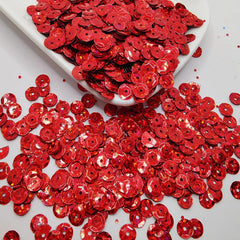 6mm 10g PVC Laser Sequins Bead Piece Clothing Jewelry Accessor