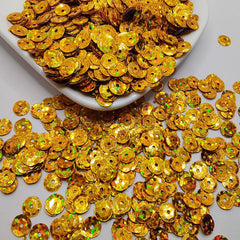 6mm 10g PVC Laser Sequins Bead Piece Clothing Jewelry Accessor