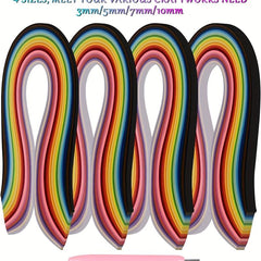 Paper Quilling Strips Set 1040 Strips 26 Colors Pack Of 4