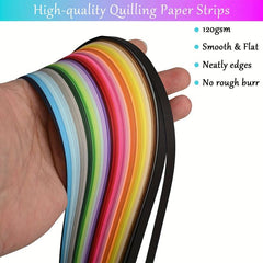 Paper Quilling Strips Set 1040 Strips 26 Colors Pack Of 4