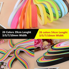 Paper Quilling Strips Set 1040 Strips 26 Colors Pack Of 4