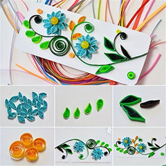 Paper Quilling Strips Set 1040 Strips 26 Colors Pack Of 4