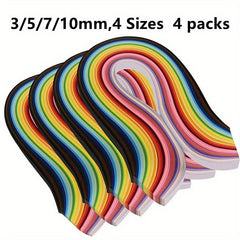 Paper Quilling Strips Set 1040 Strips 26 Colors Pack Of 4