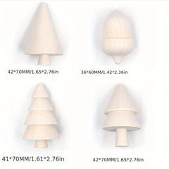 1pc Bionic DIY Wood Painting Home Decoration