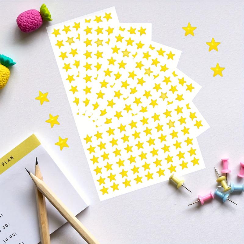 540pcs Golden Stars Stickers for Reward Foil Teacher Supplies