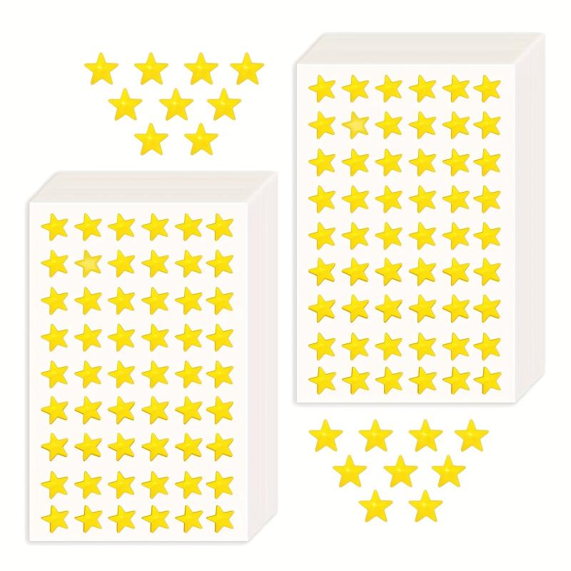 540pcs Golden Stars Stickers for Reward Foil Teacher Supplies