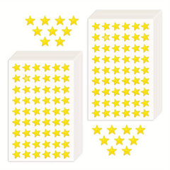 540pcs Golden Stars Stickers for Reward Foil Teacher Supplies