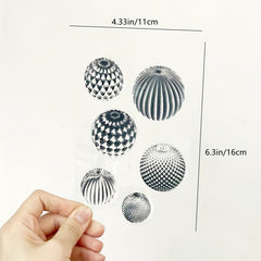 1pc Background Stamp Painting Tool DIY Scrapbook Decoration Silicone