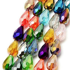 11mm Water Drop Glass Crystal Bead for Jewelry Making