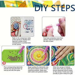 5D Diamond Painting DIY Teddy Bear 7pcs Set