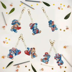 5D Diamond Painting DIY Teddy Bear 7pcs Set