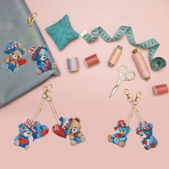 5D Diamond Painting DIY Teddy Bear 7pcs Set