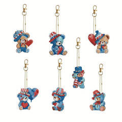 5D Diamond Painting DIY Teddy Bear 7pcs Set
