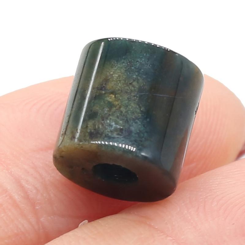 Natural Stone Cylindrical Beads 9mm, Hole 4mm