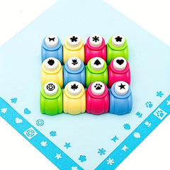 4pcs Craft Hole Punch Shape Set Kids Small Paper Punching Machine DIY