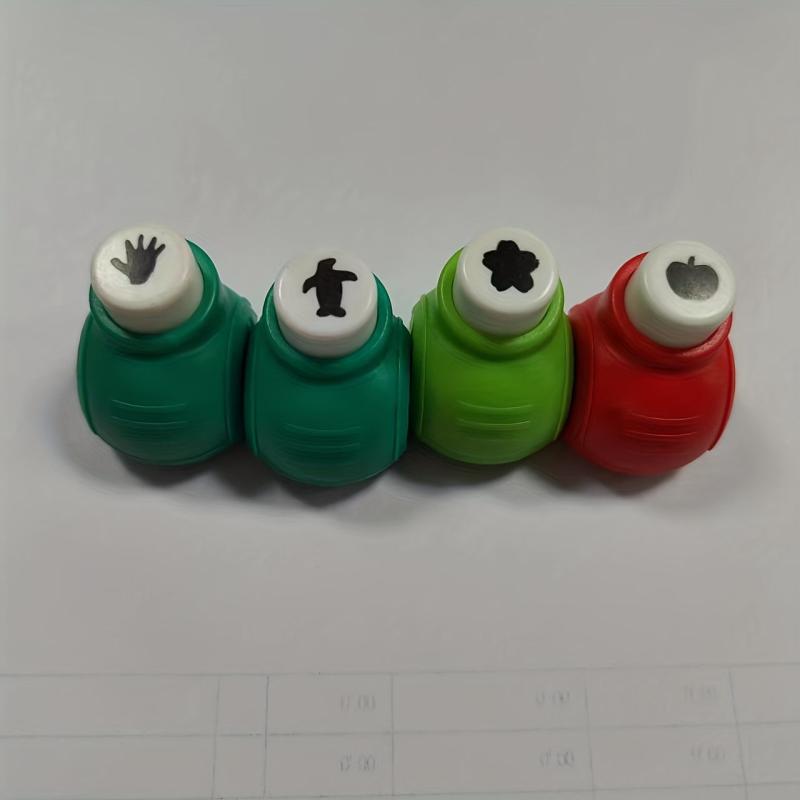 4pcs Craft Hole Punch Shape Set Kids Small Paper Punching Machine DIY