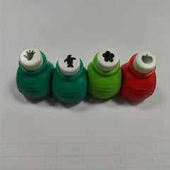 4pcs Craft Hole Punch Shape Set Kids Small Paper Punching Machine DIY