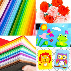 Soft Felt Cloth Nonwoven Fabric 1mm Thickness for DIY Sewing Doll Crafts