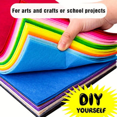 Soft Felt Cloth Nonwoven Fabric 1mm Thickness for DIY Sewing Doll Crafts