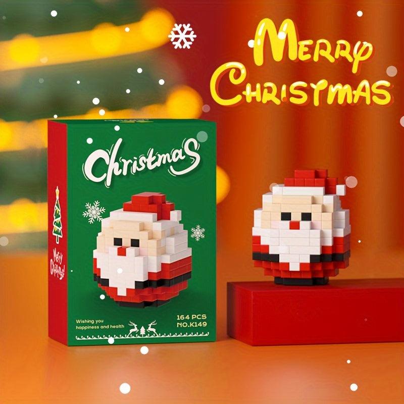 DIY Santa Claus Building Blocks Christmas Educational Blocks