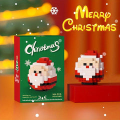 DIY Santa Claus Building Blocks Christmas Educational Blocks