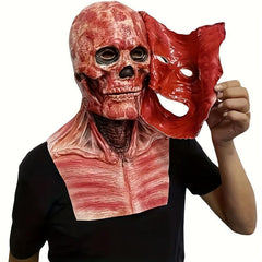 Men's Halloween Skull Mask Costume Horror Fun Masquerade Party Prop