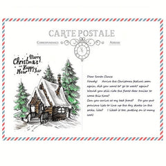 Christmas Transparent Silicone Stamps - Festive Crafting Decor