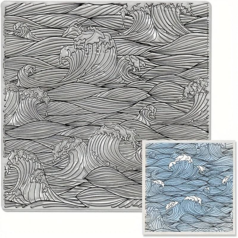 Ocean Waves Clear Stamps for Card Making Decoration DIY Scrapbooking