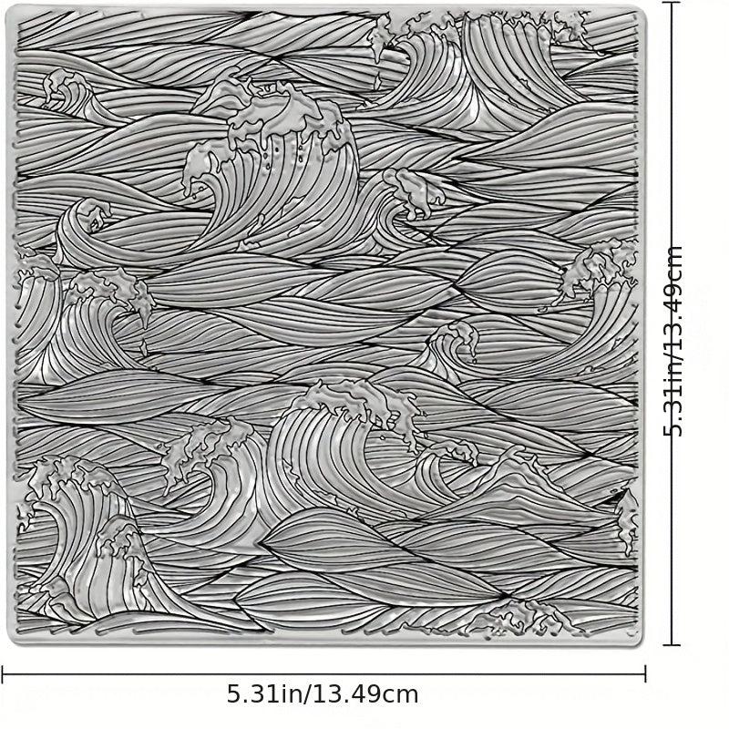 Ocean Waves Clear Stamps for Card Making Decoration DIY Scrapbooking