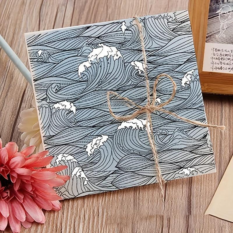 Ocean Waves Clear Stamps for Card Making Decoration DIY Scrapbooking