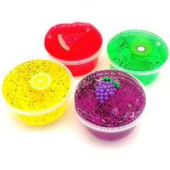 100ml Clear Crystal Slime Kit Soft Putty Jelly Clay Non Sticky Slime